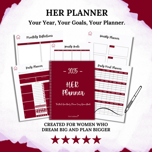 HER Planner - 2025 Ultimate Yearly Planner